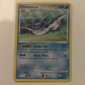 Mantine 29/123 2007 Rare Pokémon